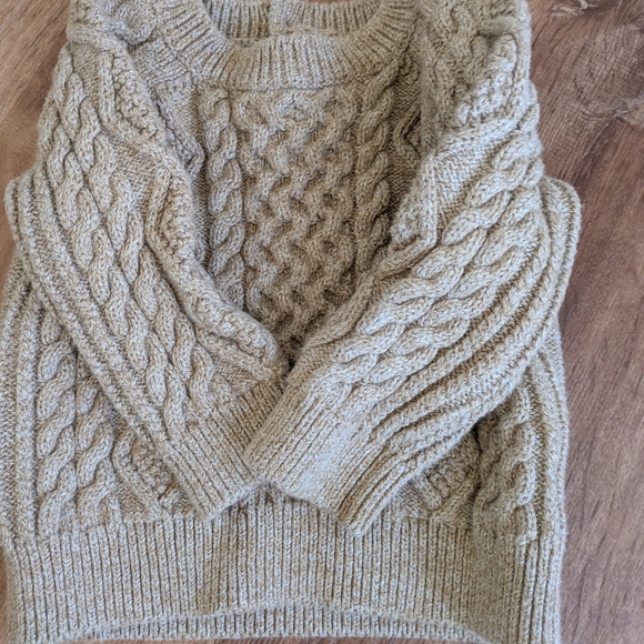 Gap Baby Cable Knit Sweater - Beige ($5 For $25 Bundle) - Picture 2 of 4